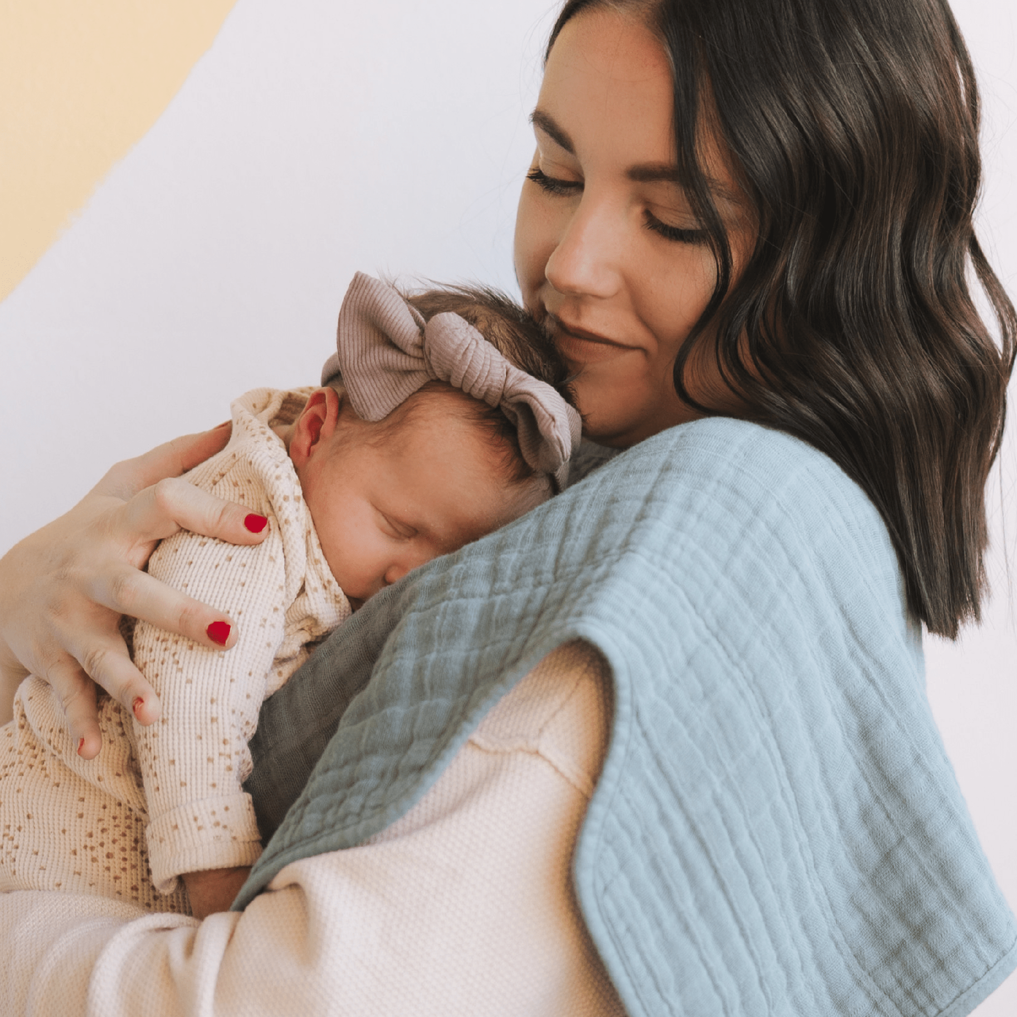 Cotton Muslin Burp Cloth 2 Pack | Sea